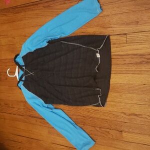 Free Planet Lightweight Hoodie Pullover Top Junior Size Large (14/16) EUC